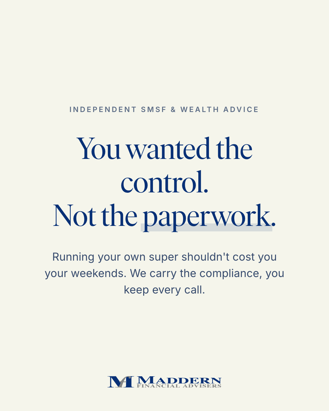 The paperwork pain ad creative