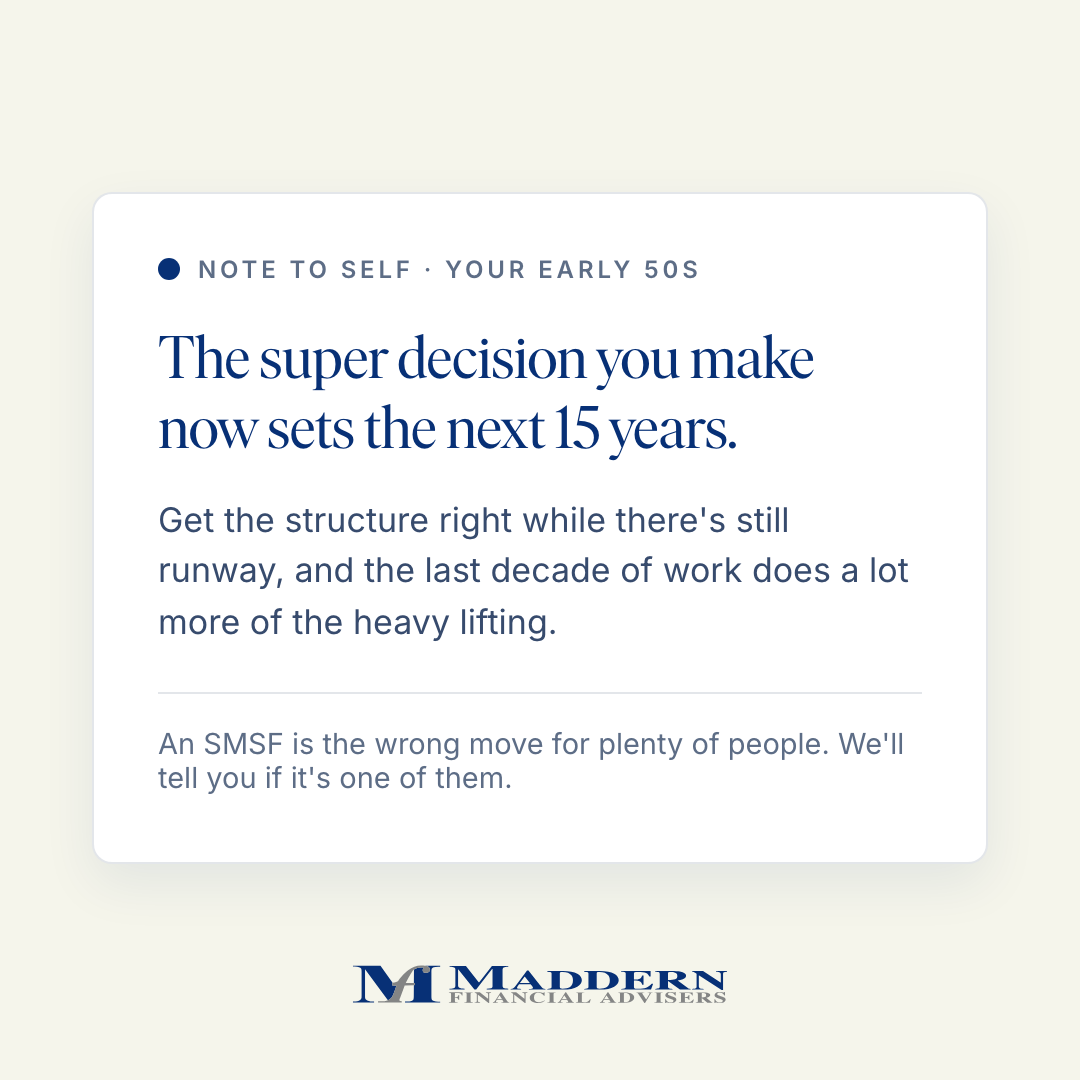 The decision that sets your next 15 years ad creative